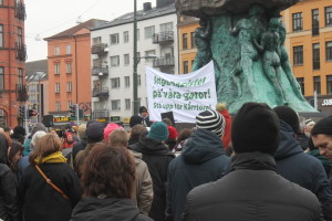 600 demonstranter på Möllan